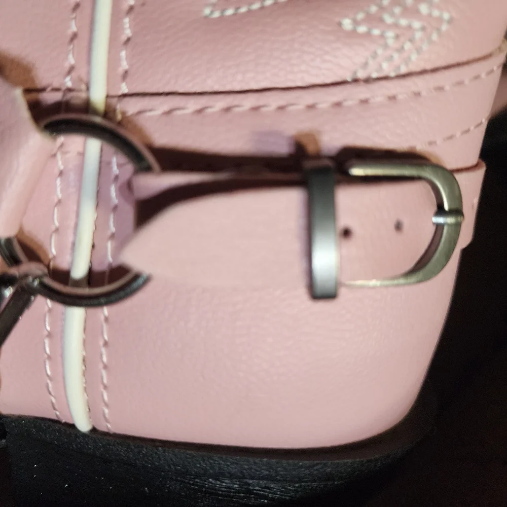 Durango Pink Quilted Boots with Rinestone And Chains - Picture 13 of 13